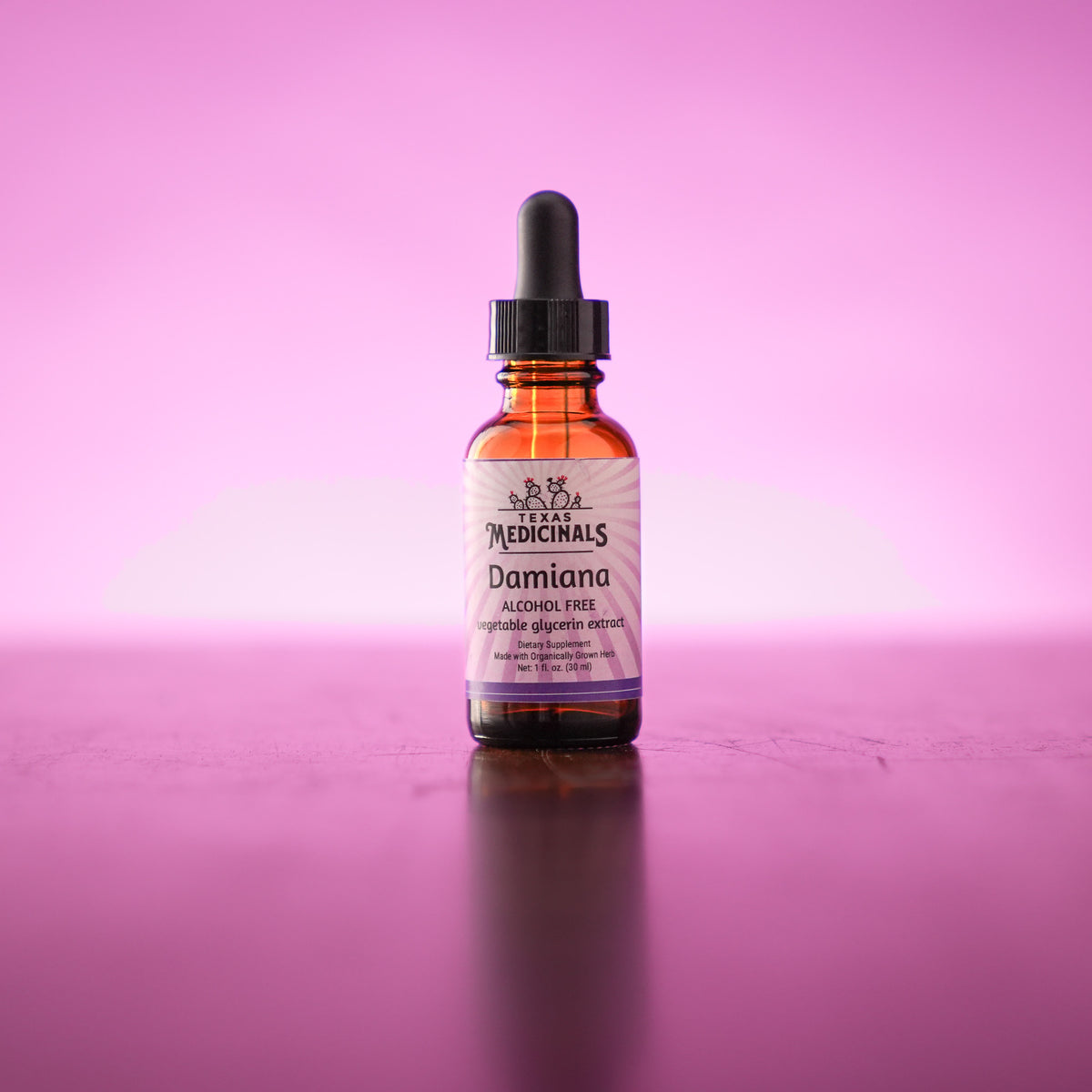 Damiana (Turnera diffusa) Glycerite / Alcohol-Free  Texas Medicinals